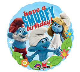 smurfs balloons